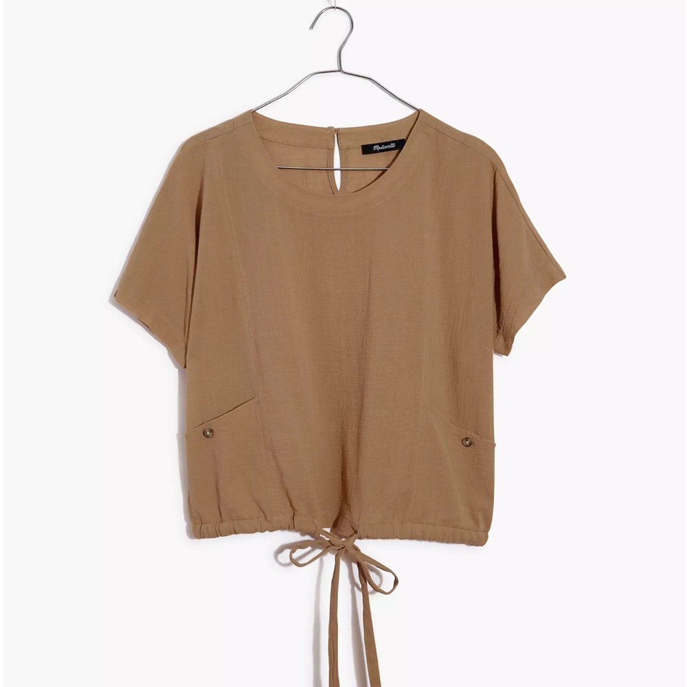 Madewell Drawstring Pocket Top